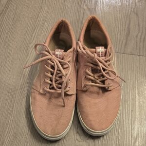 Lakai Pink Lace-Up Sneakers